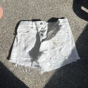 white high rise pacsun shorts s 26
